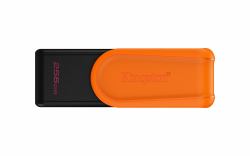 Kingston Technology DataTraveler 256GB Portable USB 3.2 Gen 1 Exodia S [Black/Orange] (Kingston DataTraveler Exodia S - USB flash drive - 256 GB - USB 3.2 Gen 1)