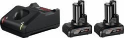 Bosch 1 600 A01 B20 cordless tool battery / charger Battery & charger set (Bosch Starter Set batterioplader - med)