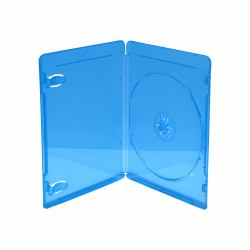 MediaRange BOX39-50 optical disc case Blu-ray case 1 discs Blue, Transparent (Mediarange BD envelope 1-fold [50 piec)