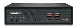 Shuttle Slim AI PC DN11H9 Intel Core Ultra 9 185H, Intel Arc graphics, 2xHDMI, 2x DP, 4x 2.5 Gbit LAN, VESA, 24/7 permanent operation (DN11H9 INTEL U9-185H 120W EXT - HDMI DISPLAY-PORT USB 4XGLN)