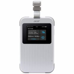 Acer Connect M6E with 1GB wireless router Dual-band [2.4GHz + 5GHz or 2.4GHz + 6GHz] 5G (Acer - Mobile hotspot - 5G LTE - 3.27 Gbps - Wi-Fi 5, Wi-Fi 6, NFC - with 1GB Data - for Acer P1258, P1358, ...