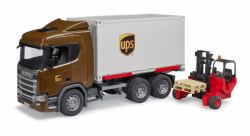 BRUDER SCANIA Super 560R UPS Logistics Truck (BRUDER Scania Super 560R Logistik LKW)
