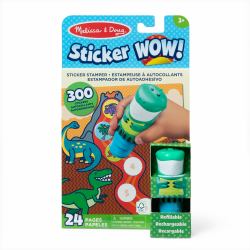 Melissa & Doug Sticker WOW! Activity Pad & Sticker Stamper - Dinosaur (Sticker WOW! Dino with* Book & Sticker)