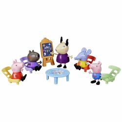 Hasbro Peppa Pig Playgroup Playset with 5 Figures and 6 Accessories, Preschool Toys for 3 Year Old Girls and Boys and Up (PEP PEPPAS PLAYGROUP)