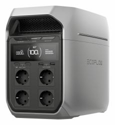 EcoFlow DELTA 3 Plus portable power station Lithium Iron Phosphate [LiFePO4] 1800 W 12.5 kg (Delta 3 PLUS - Portable - Powerstation EF-DL-H10-4 - Warranty: 12M)