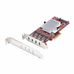 StarTech.com 4-Port USB Type-C PCIe Card, USB 3.2 10Gbps, USB-C PCI Express Expansion Card, 4x Independent USB Controllers, Windows/Linux/macOS, TAA-Compliant (Startech 4-Port USB Type-C PCIe Card,...