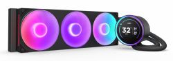 NZXT Kraken Elite 420 RGB Processor All-in-one liquid cooler 14 cm Black 1 pc[s] (NZXT KRAKEN ELITE 420 RGB CPU COOLER BLK)