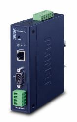 PLANET IP30 Industrial 1-Port serial server (ICS-2100T - IP30 Industrial - 1-Port RS232/RS422/RS485 - Serial Device Server IP30 Industrial 1-Port, System, 32 x 87.8 x 135 mm, 392 g, - Warranty: 60M)