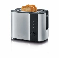Severin 2589 2 slice[s] 800 W Black, Stainless steel (Severin Toaster AT 2589)