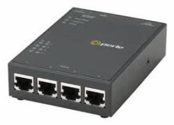 Perle IOLAN SDG4 P network media converter 1000 Mbit/s Multi-mode, Single-mode Black (IOLAN SDG4 P POE DEVICE SERVE4 - X RJ45 232/422 POE 10/100/1000)