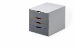 Durable VARICOLOR Grey Plastic (Durable VARICOLOR 4 Drawer Unit)