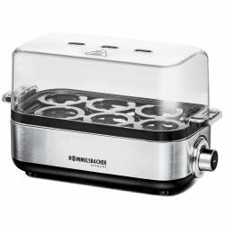 Rommelsbacher ER 600 egg cooker 6 egg[s] 400 W Stainless steel, Transparent (Rommelsbacher Eierkocher [1-6 Eier] ed)