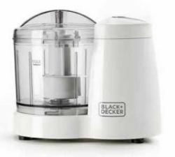 Black & Decker BXCH120E 0.35 L 120 W Transparent, White (BLACK+DECKER Food Chopper 120W)