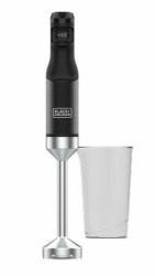 Black & Decker BXHB1501E Immersion blender 1500 W Black, Stainless steel (BLACK+DECKER Hand Blender 1500W Black)