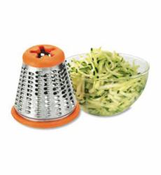Moulinex DJ8115 electric grater/spiralizer Red, White (Moulinex DJ8115 elektrisk rivejern RÃ¸d)