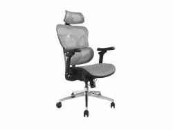 Equip Ergonomic Premium Office Chair with Headrest and Armrests, Grey (Equip Ergonomic Premium Office Chair with Headrest and Armrests; Grey [1Year warranty])