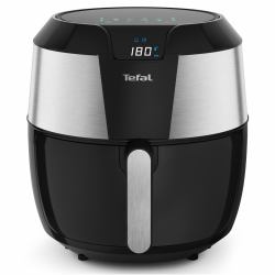 Tefal Easy Fry EY701D Single 5.6 L Stand-alone 1850 W Hot air fryer Black, Stainless steel (Tefal Easy Fry EY701D Enkelt 5,6 L Enk)