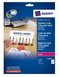 Avery C32026-10 business card Laser Paper 100 pc[s] (Avery Quick & Clean C32026- 10 - Doubl)