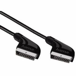 Hama Connecting Cable Scart Plug - Plug, 4 m SCART cable SCART [21-pin] Black (Hama SCART han -> SCART han 4 m Sort)