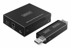 Digitus USB 3.2 Gen1 Fiber Extender, 5 Gbps, 4 ports: 3x USB-A / 1x USB-C, 300m (USB 3.2 FIBEREXTENDE 5GBPS 300M - 3XUSB-A1X-C LC MULTI-MODECABLE)