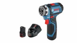 Bosch GSR 12V-15 FC Professional 1300 RPM Keyless 600 g Black, Blue (Bosch GSR 12V-15 FC Professional - bor)