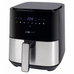 Clatronic FR 3782 H Single 5 L Stand-alone 1450 W Hot air fryer Black, Stainless steel (Clatronic FR 3782 H inox HeiÃluft-Frit)