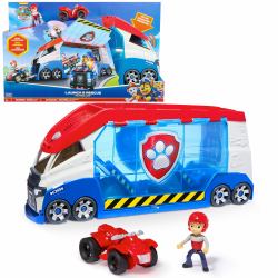 PAW Patrol , Transforming PAW Patroller with Vehicle Launchers, Lights & Sounds, Ryder Action Figure & ATV Toy Car, Kids Toys for Boys & Girls Ages 3+ (PAW Patrol Launche & Rescue Patroller)