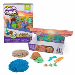 Kinetic Sand , Project Planet Turtle Beach with 14oz Play Sand, Tools & Molds, Sustainably Minded Eco Friendly Materials, Sensory Toys for Kids (Kinetic Sand Project Planet Turtle Bea)