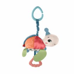 Fisher-Price Planet Friends Sea Me Bounce Turtle Baby Stroller Toy with Sensory Details Newborns (Fisher-Price Sea Me Bounce Turtle)