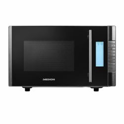 MEDION MD 14482 Black, Stainless steel Grill microwave Countertop 20 L 800 W (Medion MD 14482 2 in 1 Mikrowelle mit)