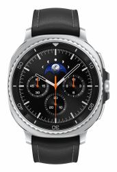 Samsung Galaxy Watch 8 Classic 3.3 cm [1.3"] AMOLED 46 mm Digital 438 x 438 pixels Touchscreen Silver Wi-Fi GPS [satellite] (Samsung Galaxy Watch 8 Classic Black 4)