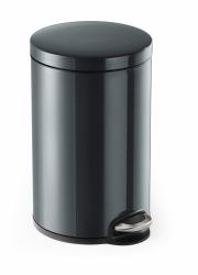 Durable Pedal Bin Round 5L Charcoal