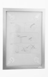 Durable DURAFRAME Wallpaper A4 Sign holder Silver (Durable DURAFRAME Wallpaper A4 Silver)