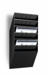 Durable 1709785060 literature rack Black (Durable FLEXIBOXX 2 A4 Landscape Black [6])