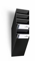 Durable FLEXIBOXX literature rack 6 shelves Black (Durable FLEXIBOXX 6 A4 Portrait Black)