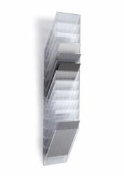 Durable FLEXIBOXX literature rack 12 shelves Transparent (Durable FLEXIBOXX 12 A4 Portrait Clear)