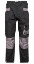 JCB Trade Plus Black/Grey Rip Stop Trouser 34