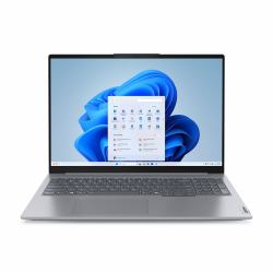 Lenovo ThinkBook 16 G7 ARP AMD Ryzen™ 7 7735HS Laptop 40.6 cm [16"] WUXGA 32 GB DDR5-SDRAM 1 TB SSD Wi-Fi 6E [802.11ax] Windows 11 Pro Grey German (Lenovo ThinkBook 16 AMD G7 16" R7-7735HS 32/1TB...