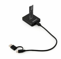 Gembird DD-U3M2 storage drive docking station USB 3.2 Gen 1 [3.1 Gen 1] Type-C Black (Gembird DD-U3M2 - SSD-dockingstation -)