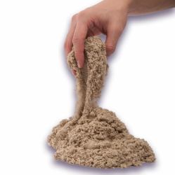 Kinetic Sand , 2lb Brown Play Sand, Moldable Sensory Toys for Kids, Resealable Bag [Packaging May Vary], for Ages 3 and up (Spin Master Kinectic Sand Color Bag bn)
