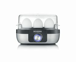 Severin EK 3163 3 egg[s] Black, Stainless steel, Transparent (Severin EK 3163)
