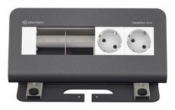 CABLEPORT DESK 4-WAY 2 X POWER - 
