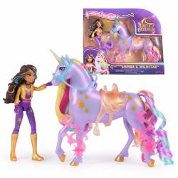 Unicorn Academy, Sophia & Wildstar Power of Friendship Set, Translucent Saddle & 2 Power Accessories, Dolls & Unicorn Toys for Girls Ages 4 and up (6072668 dukke)