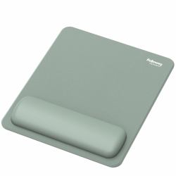 Fellowes Breyta Mouse Mat Wrist Rest Mouse Pad Wrist Support with Antibacterial Protection Ergonomic Mouse Mat Sage ([NEW] FELLOWES BREYTA MOUSEPAD WRIST REST - SAGE 100142558)