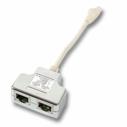 EFB Elektronik K5122.015 network splitter White (CAT5 Y-CABLE ADAPTER - 1XRJ45/M TO 2XRJ45/F - SHIELDED)