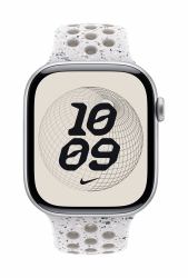 Apple Nike Sport Band Grey Aluminium, Fluoroelastomer (46MM VEILED GREY NIKE SB - S/M)