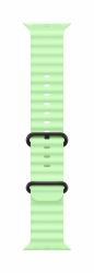 Apple Black Titanium Finish Band Green Fluoroelastomer, Titanium (*49MM NEON GREEN OBAND - BT FINISH)