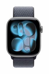 Apple MFFC4ZM/A smart wearable accessory Band Blue Nylon, Recycled polyester, Spandex (Apple - Loop for smart watch - 42mm - 130-200 mm - anchor blue - for Watch HermÃ¨s Series 7, HermÃ¨s Serie...