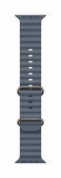 Apple Natural Titanium Finish Band Blue Fluoroelastomer, Titanium (-49MM ANCHOR?BLUE OBAND - NT FINISH)