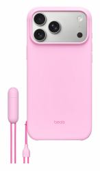 Apple Beats iPhone 17 Pro Max Kickstand Case with MagSafe and Camera Control - Pebble Pink (Beats - Protective cover for mobile phone - with kickstand and camera control - MagSafe compatibility - p...